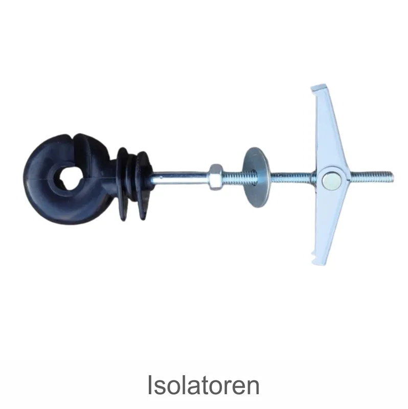 Isolatoren für Elektroseil oder Band am Vinyl Koppelzaun, sicherer Stromanschluss für Pferde